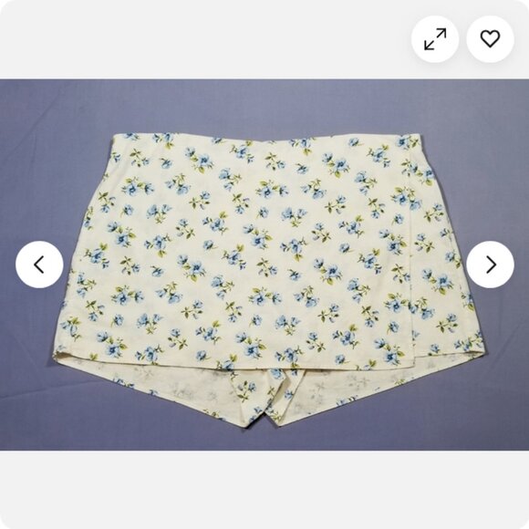 OLD NAVY Linen Blend Mini Skort 6679E1M - Picture 1 of 7